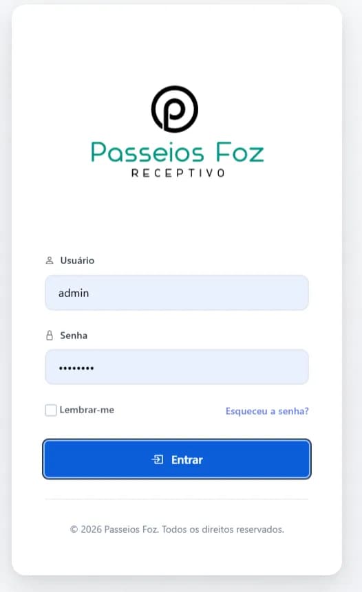 WebReceptivo — Operação Receptiva
